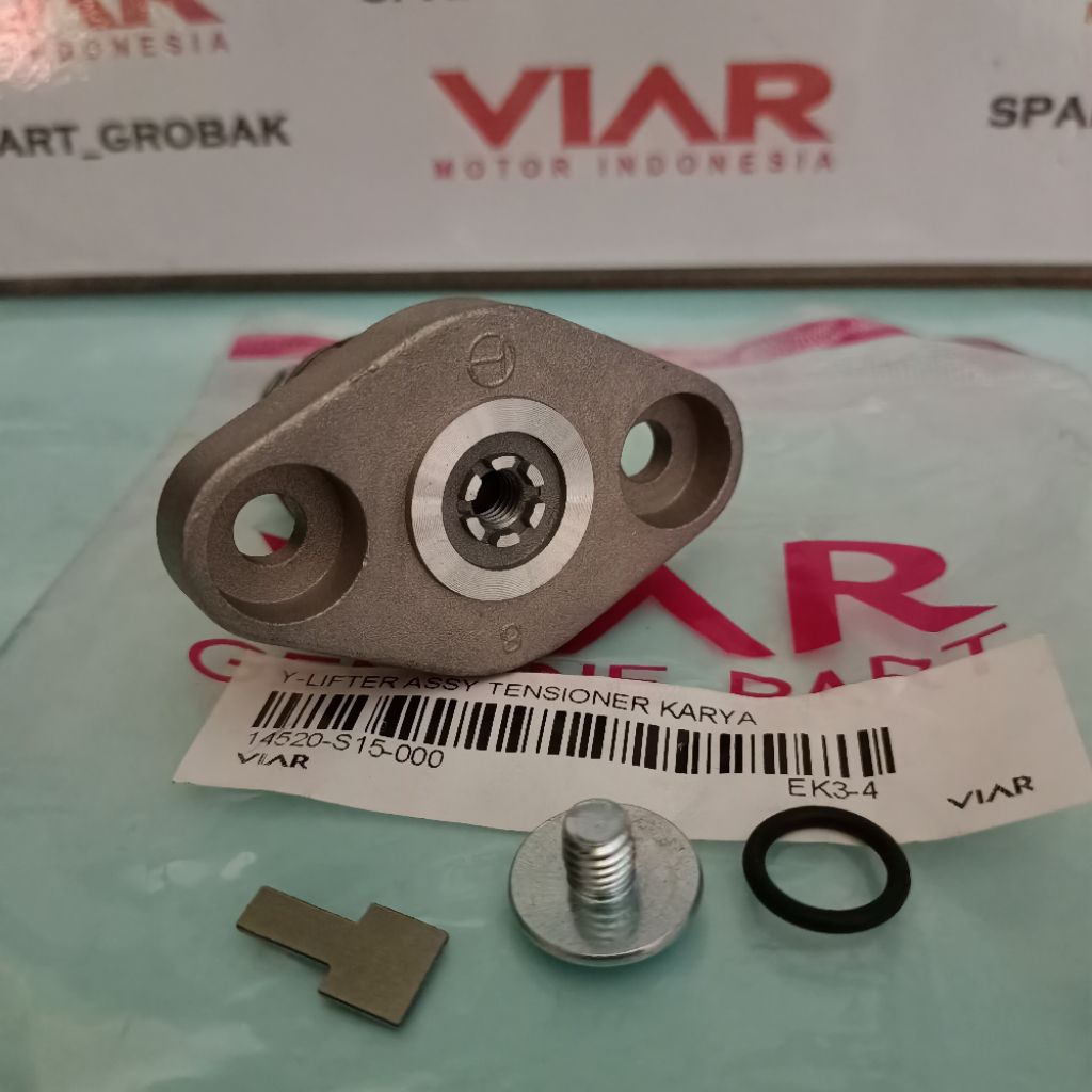 Stud Tensioner (Lifter Set) Stut Rantai Kamprat Tonjokan Viar Karya Oil & Cross X 150DB, Original