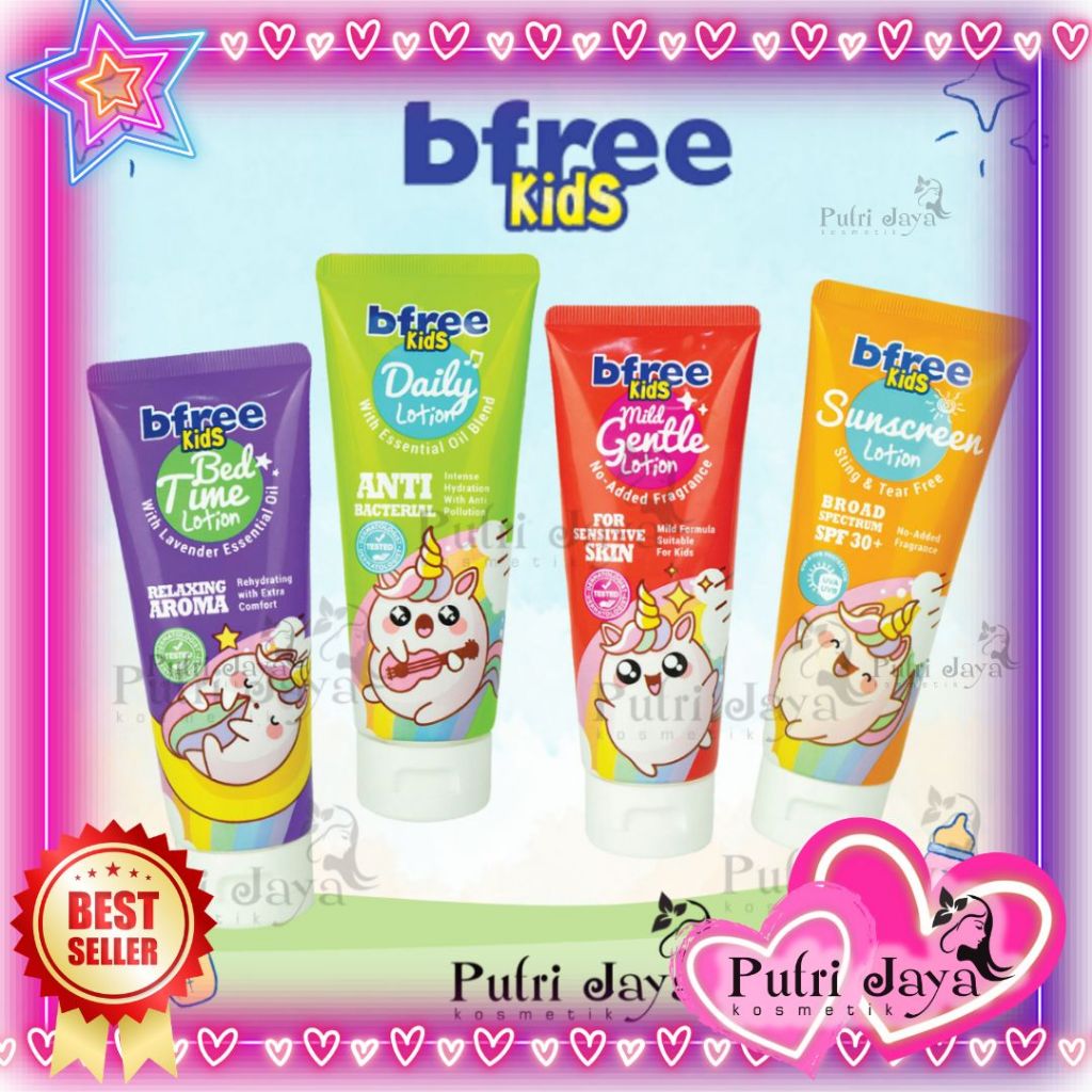 BFREE KIDS Sunscreen Lotion | Hand&Body Lotion Anak-Anak