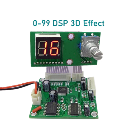 DSP Digital Reverb Module Karaoke Reverb Board Mixer Effector Module 0-99