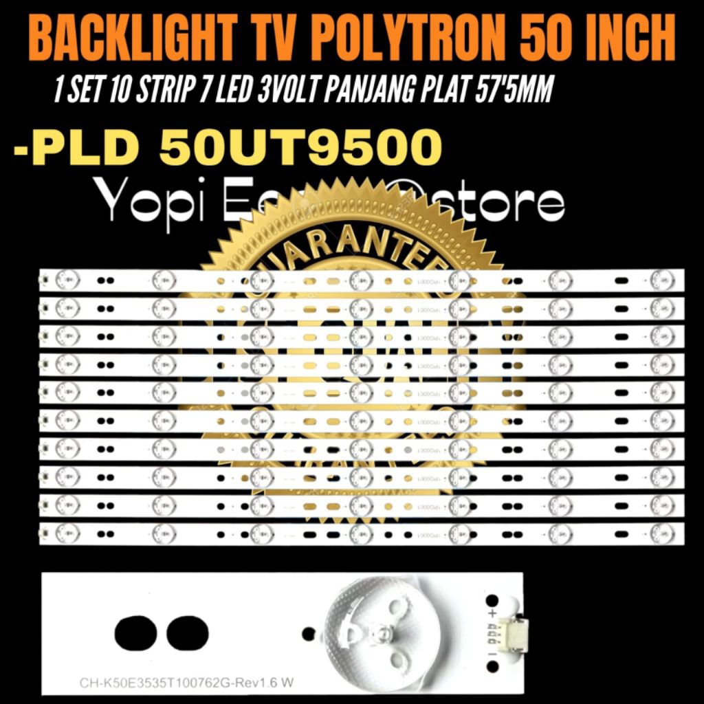 BACKLIGHT TV LED POLYTRON 50 INCH PLD-50UT9500 BACKLIGHT TV LED POLYTRON 50 INCH