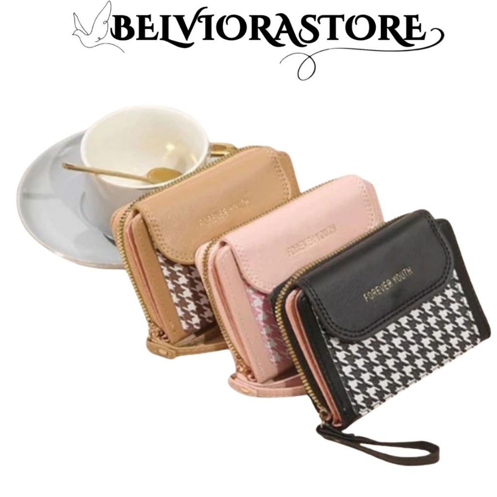 BLV Dompet Lipat Wanita 881 Dompet Mini Dompet Kecil Dompet Koin Dompet Lucu Dompet Pendek