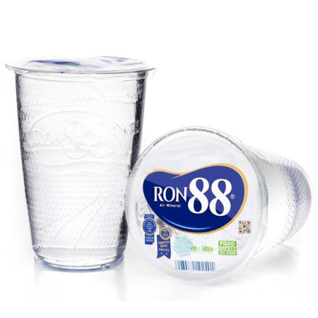RON 88 200ML GELAS RON88 GELAS 200ML RON GELAS 1 KARTON ISI 48 CUP