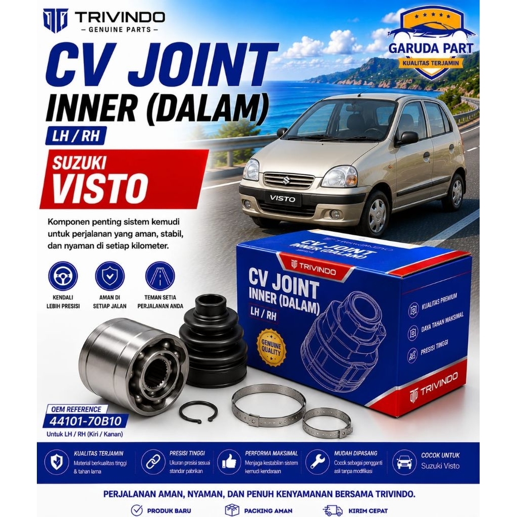 CV JOINT INNER (DALAM) SUZUKI VISTO