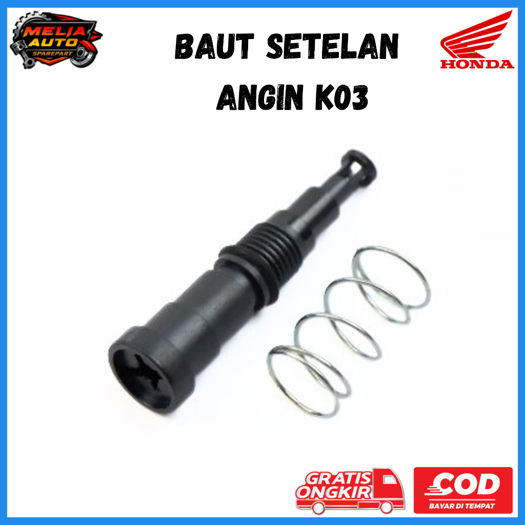 Baut Setelan Angin K03 Honda Beat FI Vario 125 FI Vario 150 FI Baut Karbu Motor Ori Awet