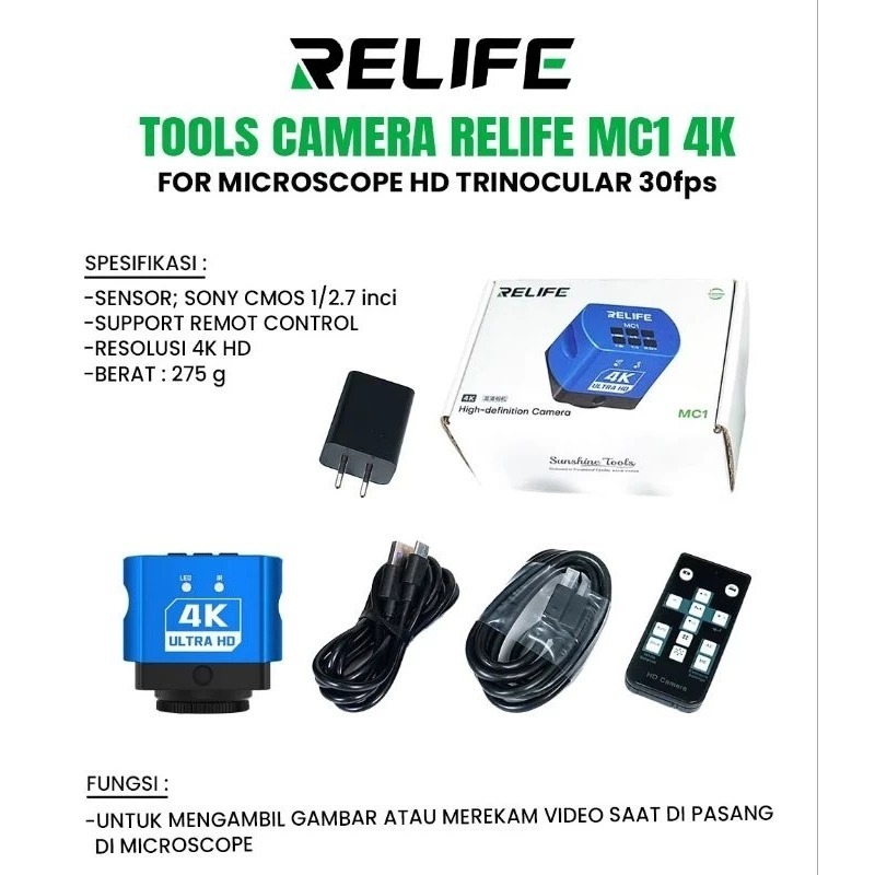 KAMERa MICROSCOPE RELIFE MC1 4K ULTRA HD ORIGINAL