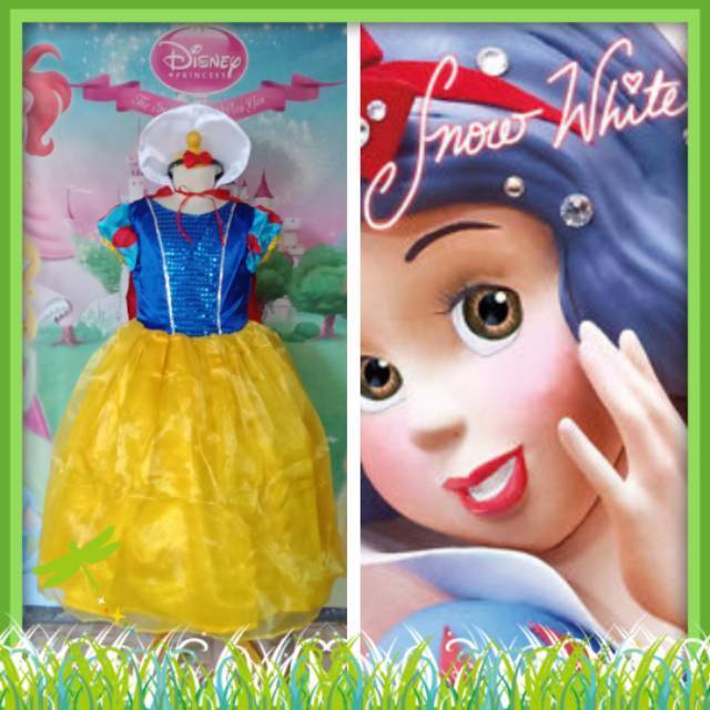 Princess Snow White Deluxe/Baju Kostum Princess Snow White/Cosplay Princess Disney Snow White