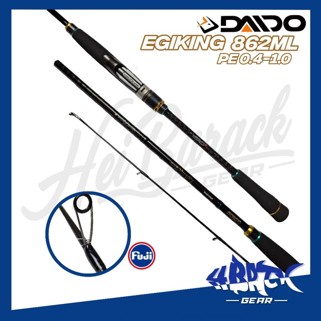 Joran Spining Egi/Cumi Daido Egiking 862ML