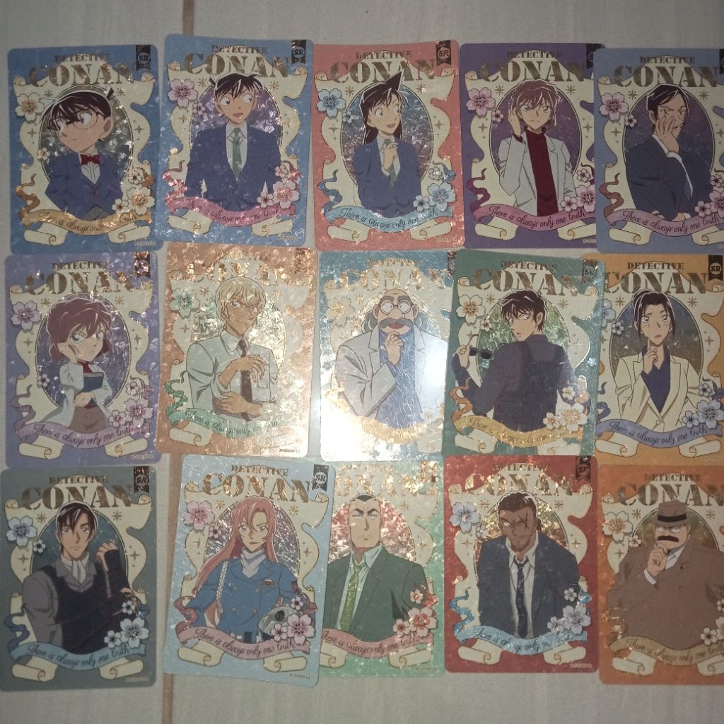 [ KAYOU DETECTIVE CONAN ] Kartu detective conan SR shadow pack vol 4 | kartu kayou detective conan |