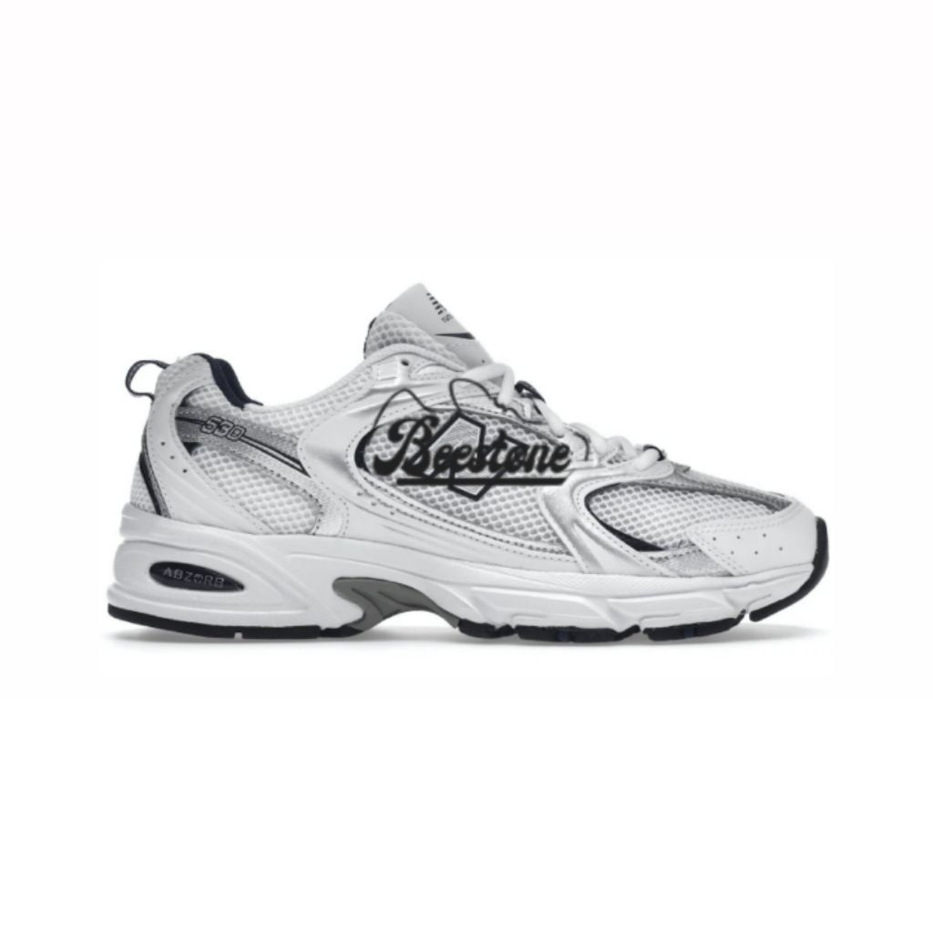Sepatu Lari NB 530 White Silver Indigo UNISEX