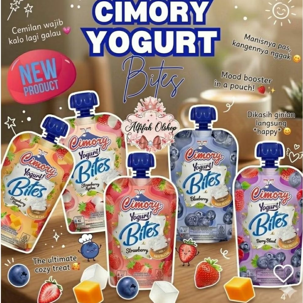 cimory yogurt bites 1dus isi 24pcs