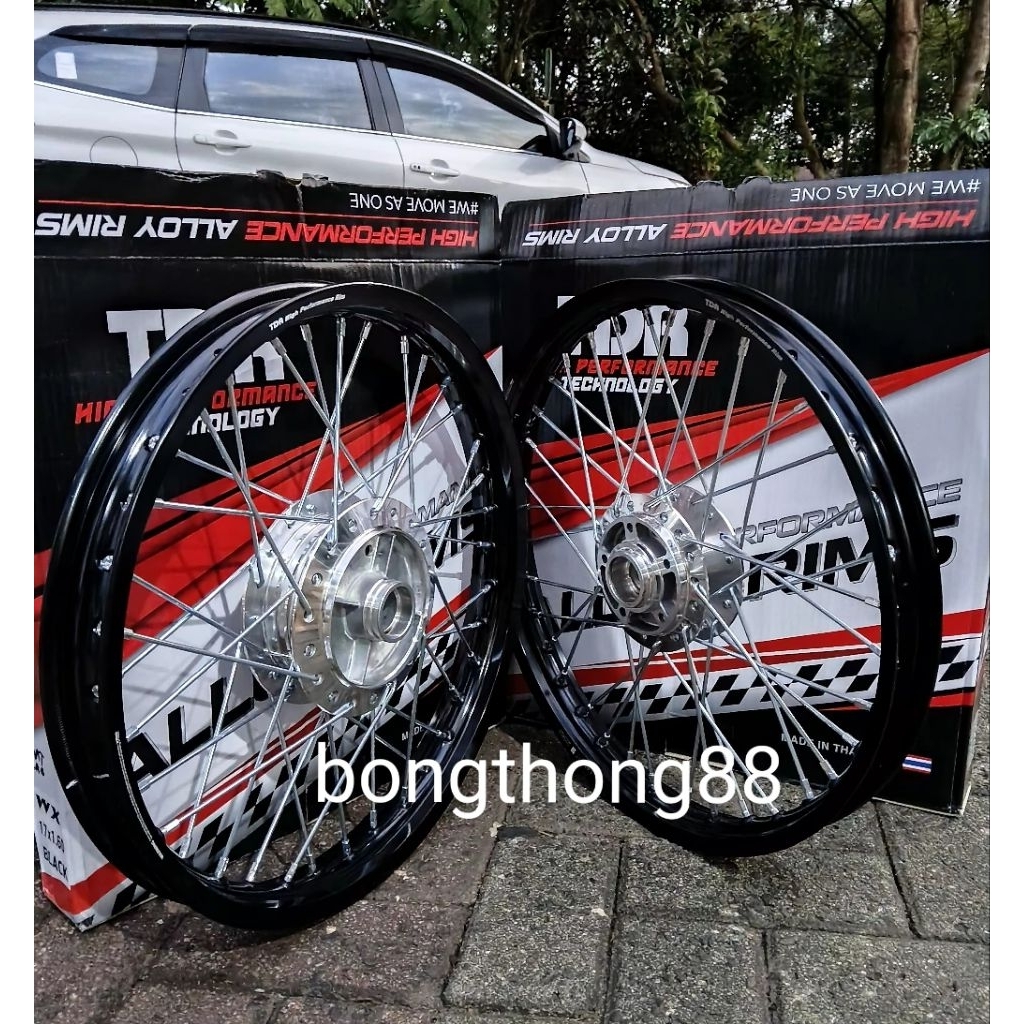 Sepaket velg tdr 140 160 185  ring 17 Supra x 100/110 lama Supra fit lama Depan cakram belakang trom