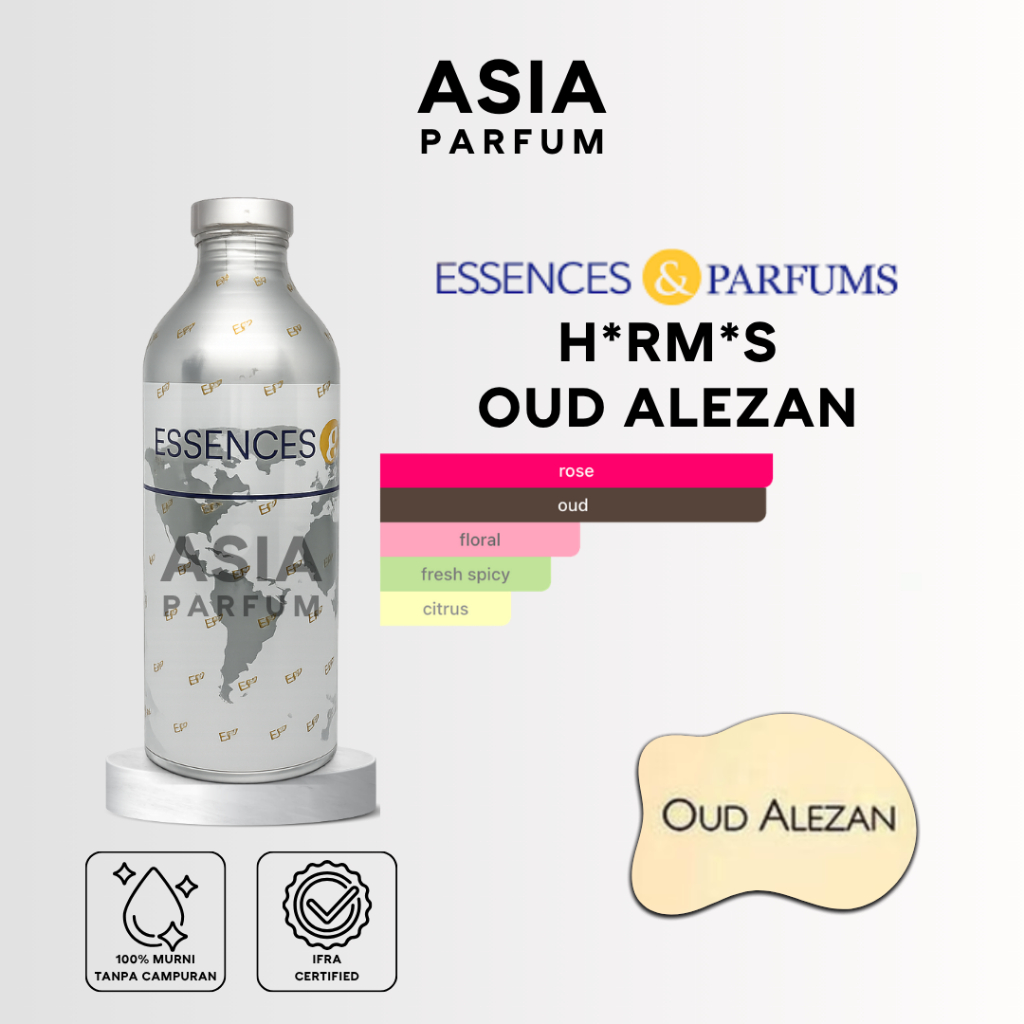 ESSENCES & PARFUMS OCTAVIUS 10007 - BIBIT PARFUM HMS OUD ALEZAN GRADE A - SEGEL & REPACK 100G