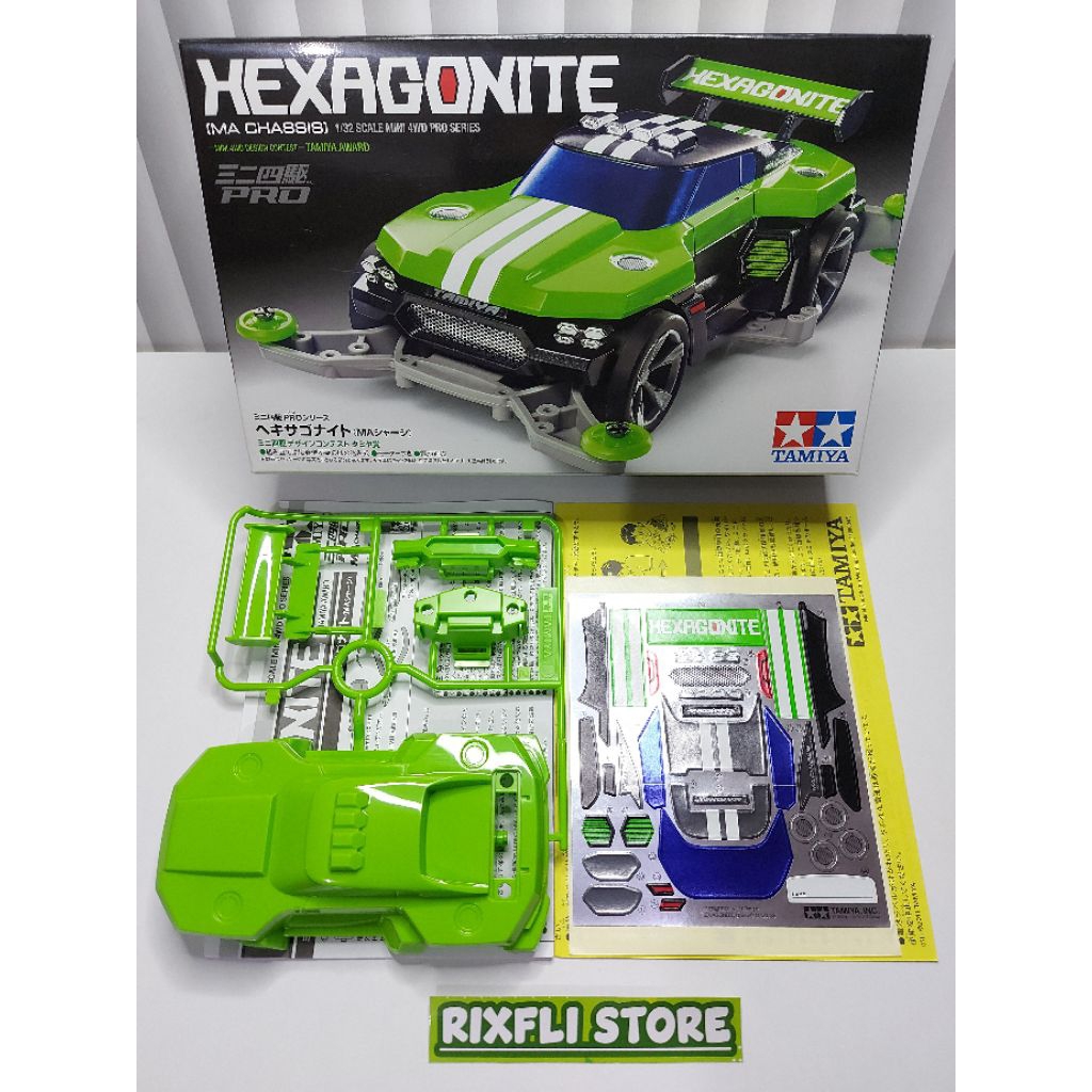 Body KIT TAMIYA HEXAGONITE Dapat Box nya Part Copotan KIT TAMIYA