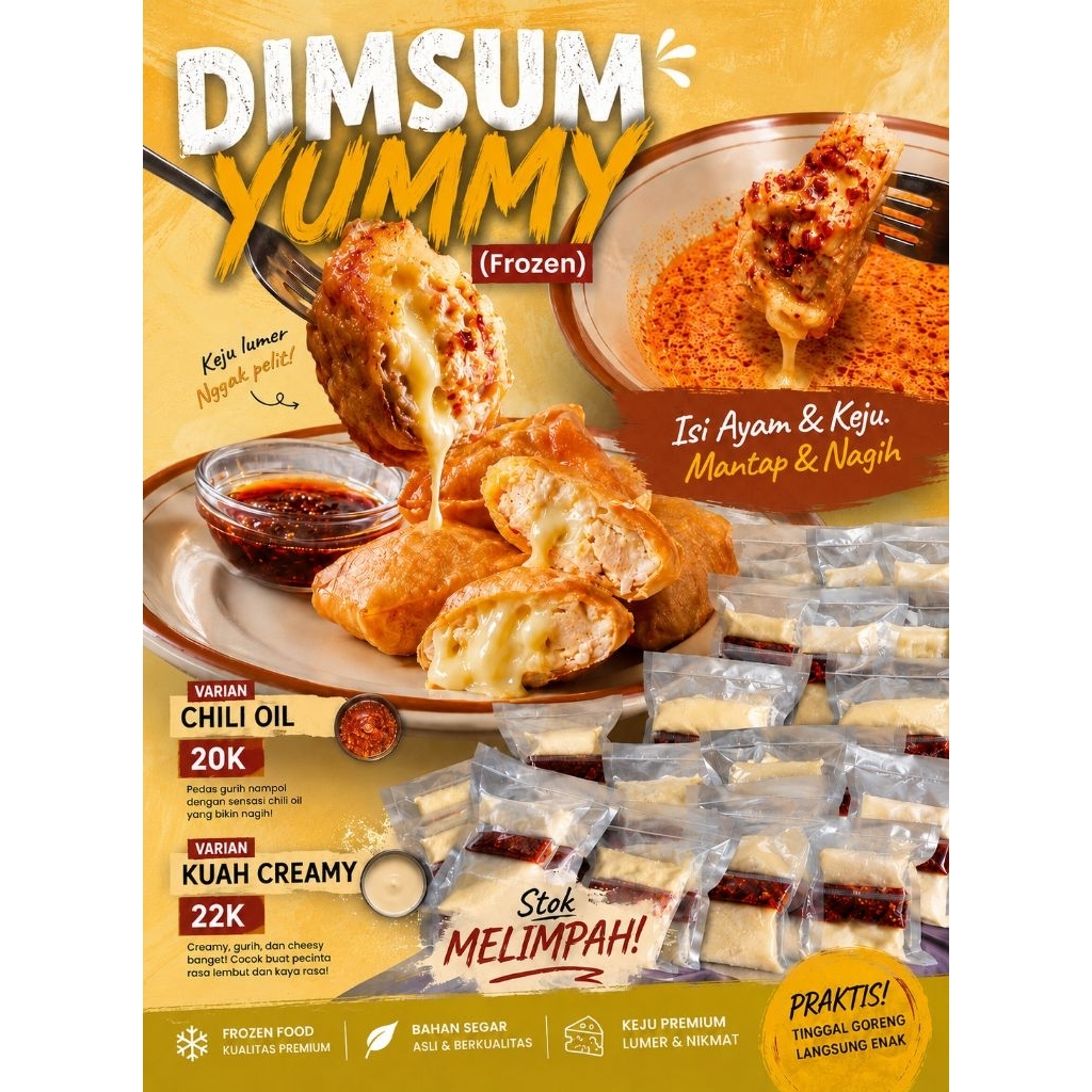 Dimsum frozen| chili oil