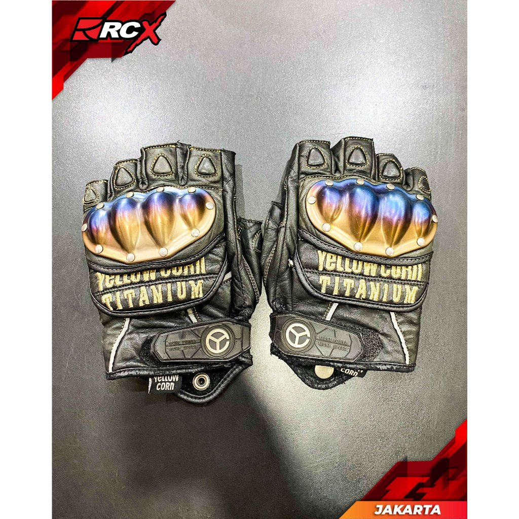 Glove Yellow Corn YG-191S Black Original Second 2nd Bekas RCX
