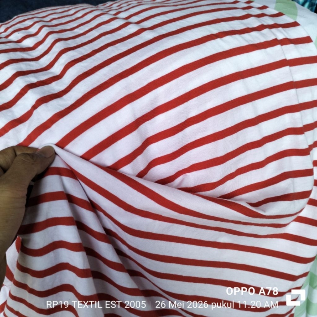 HARGA/0,5 M | KAN KAOS KATUN MOTIF SALUR GAMIS | BAHAN KAOS KATUN MOTIF GARIS KAIN |BAHAN KAOS DRESS