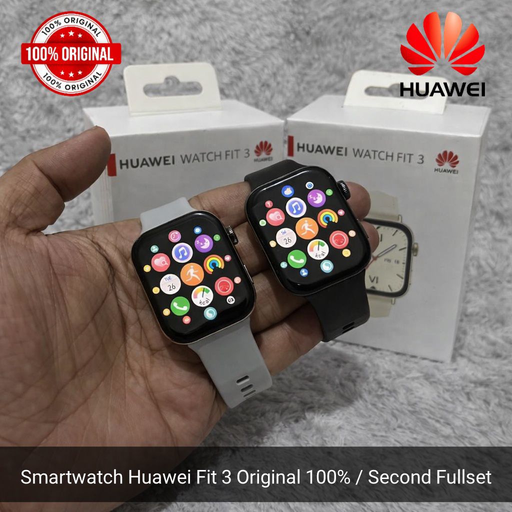 Smartwatch HUAWEI WATCH FIT 3 NFC SECOND ORIGINAL FULLSET
