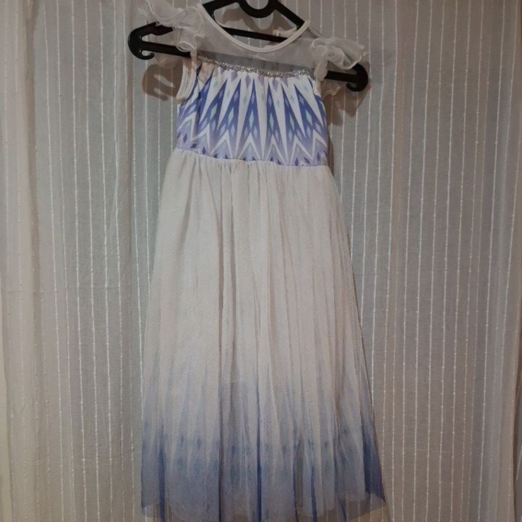 Dress Princess Elsa Frozen anak perempuan PRELOVED