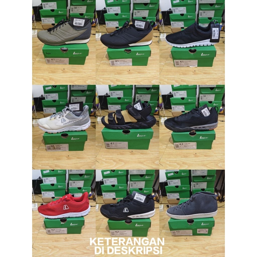 Sepatu League Magma Zappa Aquanos Vault Commuter Sneakers Shoex Unisex CUCI GUDANG Cowo Pria Origina