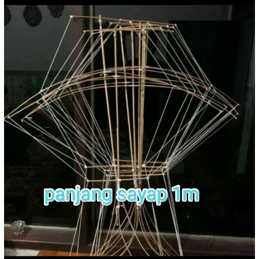 kerangka layangan cotek 1m