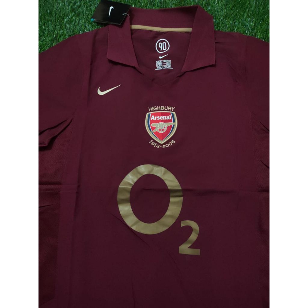JERSEY BOLA CLUB RETRO ARSENAL O2