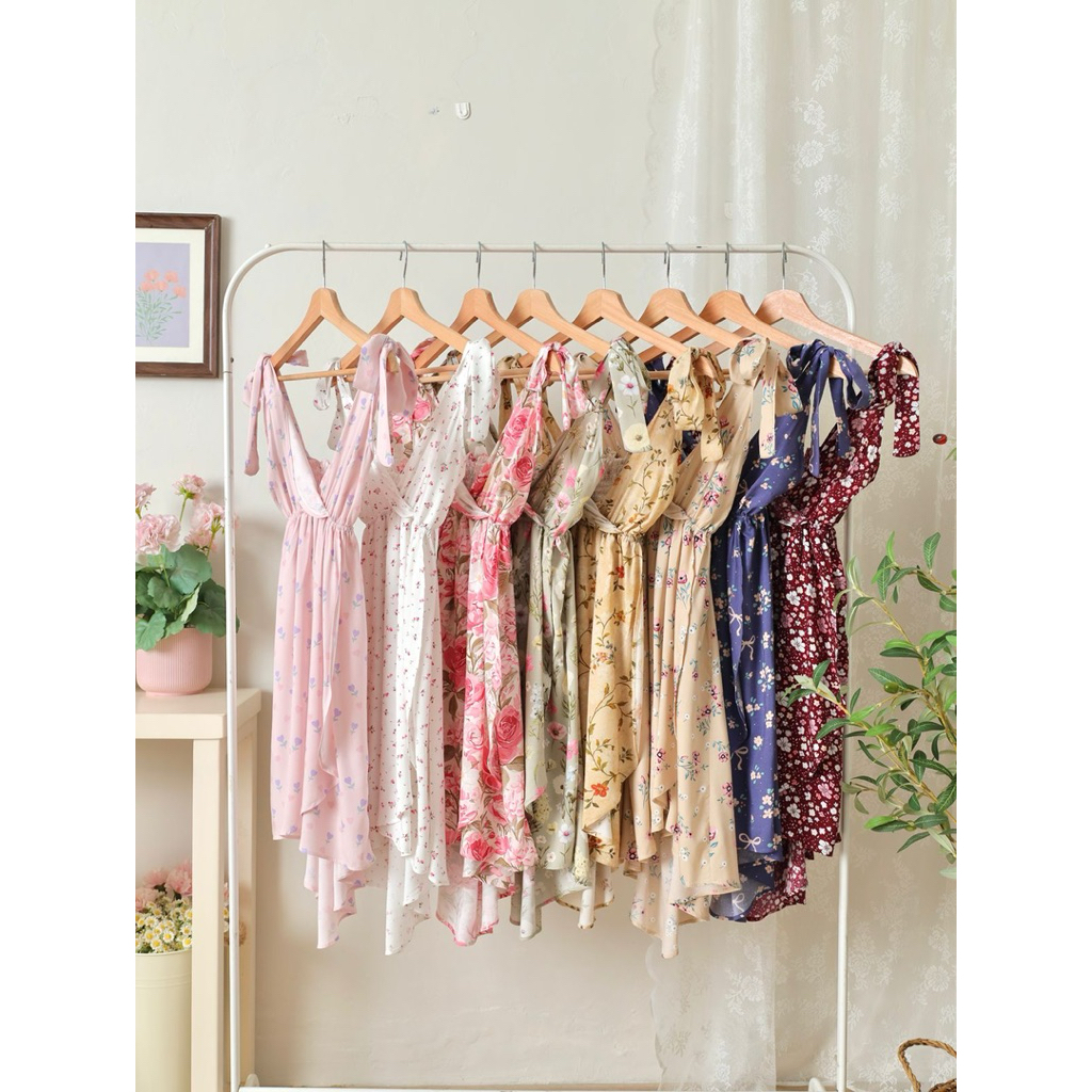 HAURA DRESS SEXY BAJU DINAS ISTRI RAYON ADEM DASTER