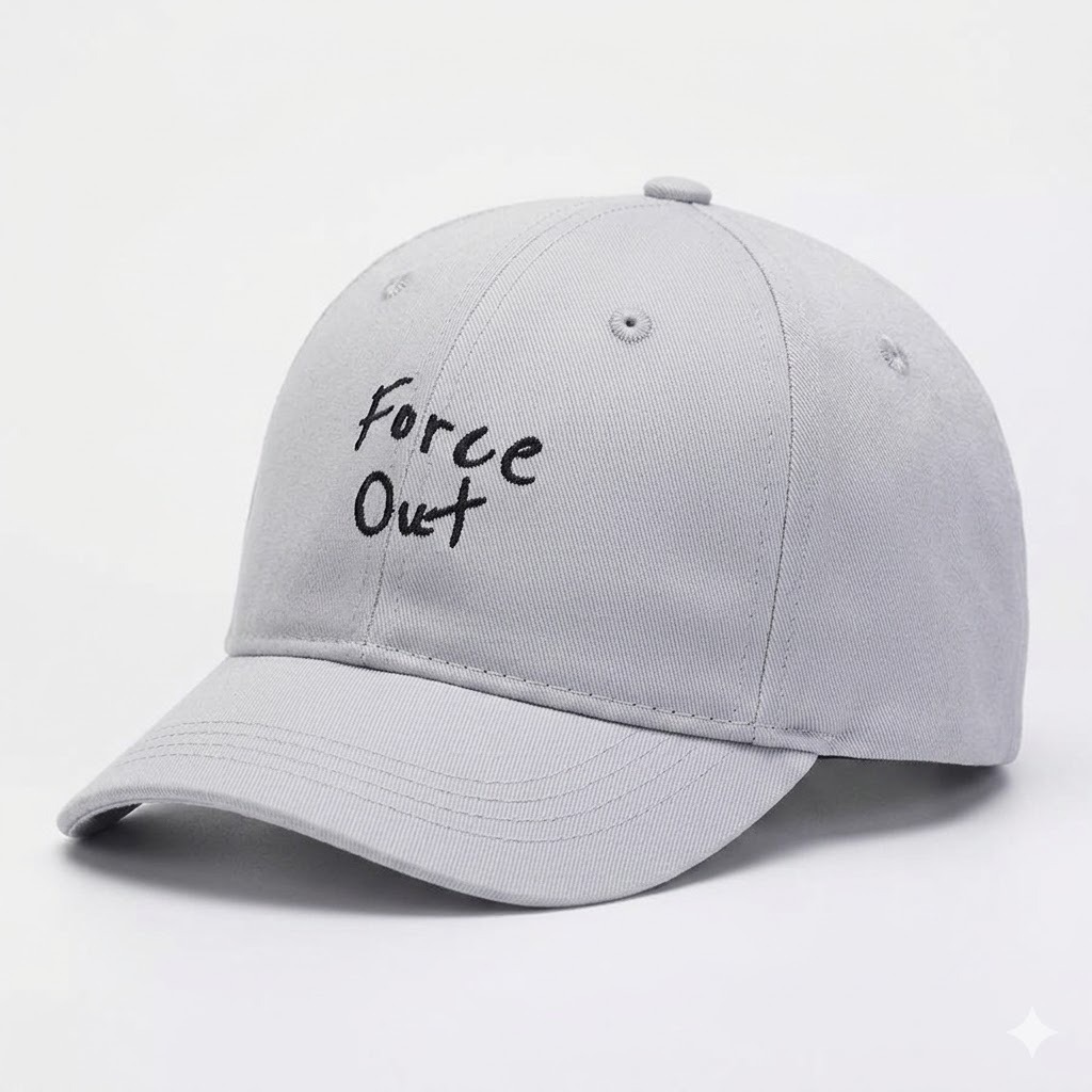 [COD] Topi Import Original Asli Lidah Pendek/ Import Base Ball logo Force Out Casual Distro Pria Ter