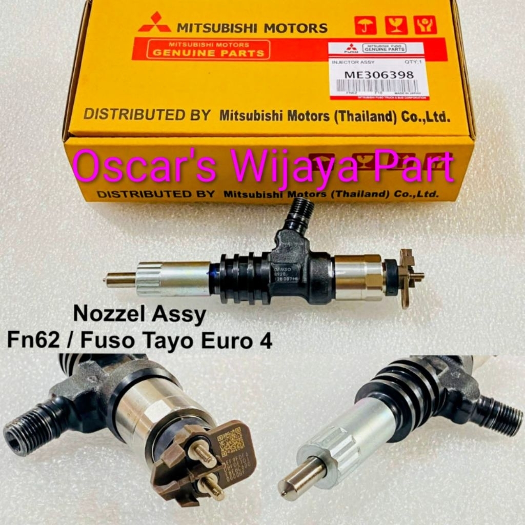 NOZZEL ASSY FN62/ FUSO TAYO EURO 4/NOSEL KOMPLIT MOBIL MITSUBISHI FUSO TAYO EURO 4 FN62 EURO 4 ORI