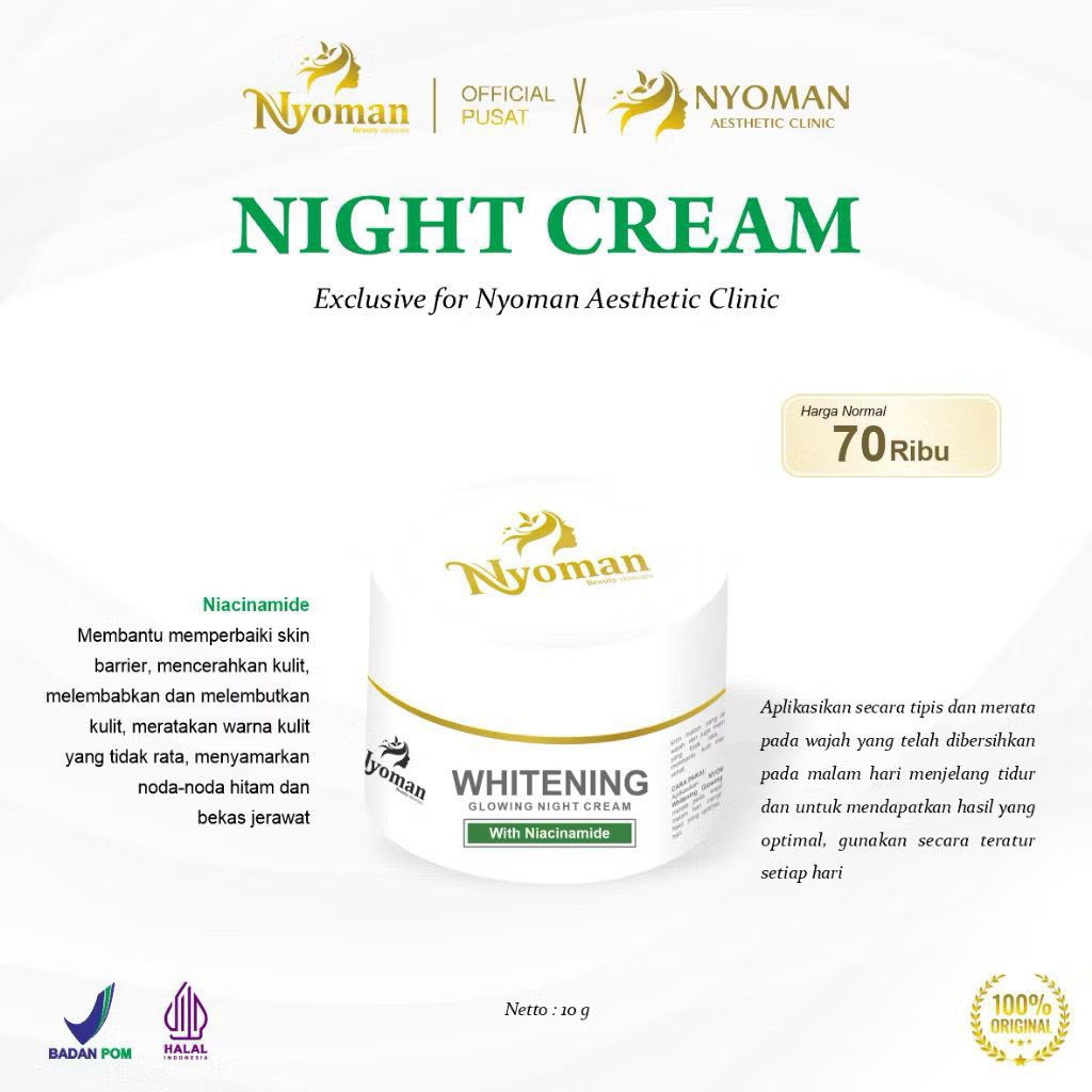 Nyoman beuty skincare night cream