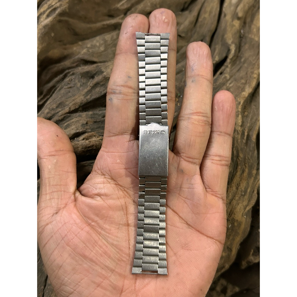 Strap Jam Seiko Original Bekas Stainless Steel Vintage