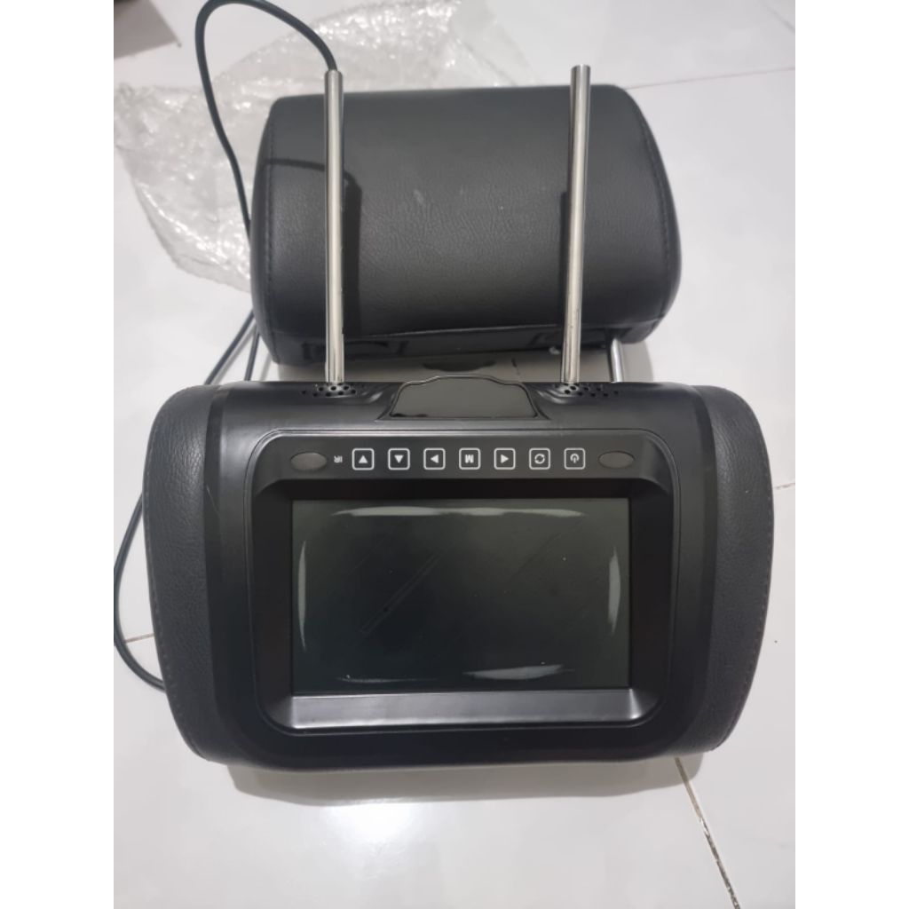 headrest mobil bantal LCD TFT dengan monitor