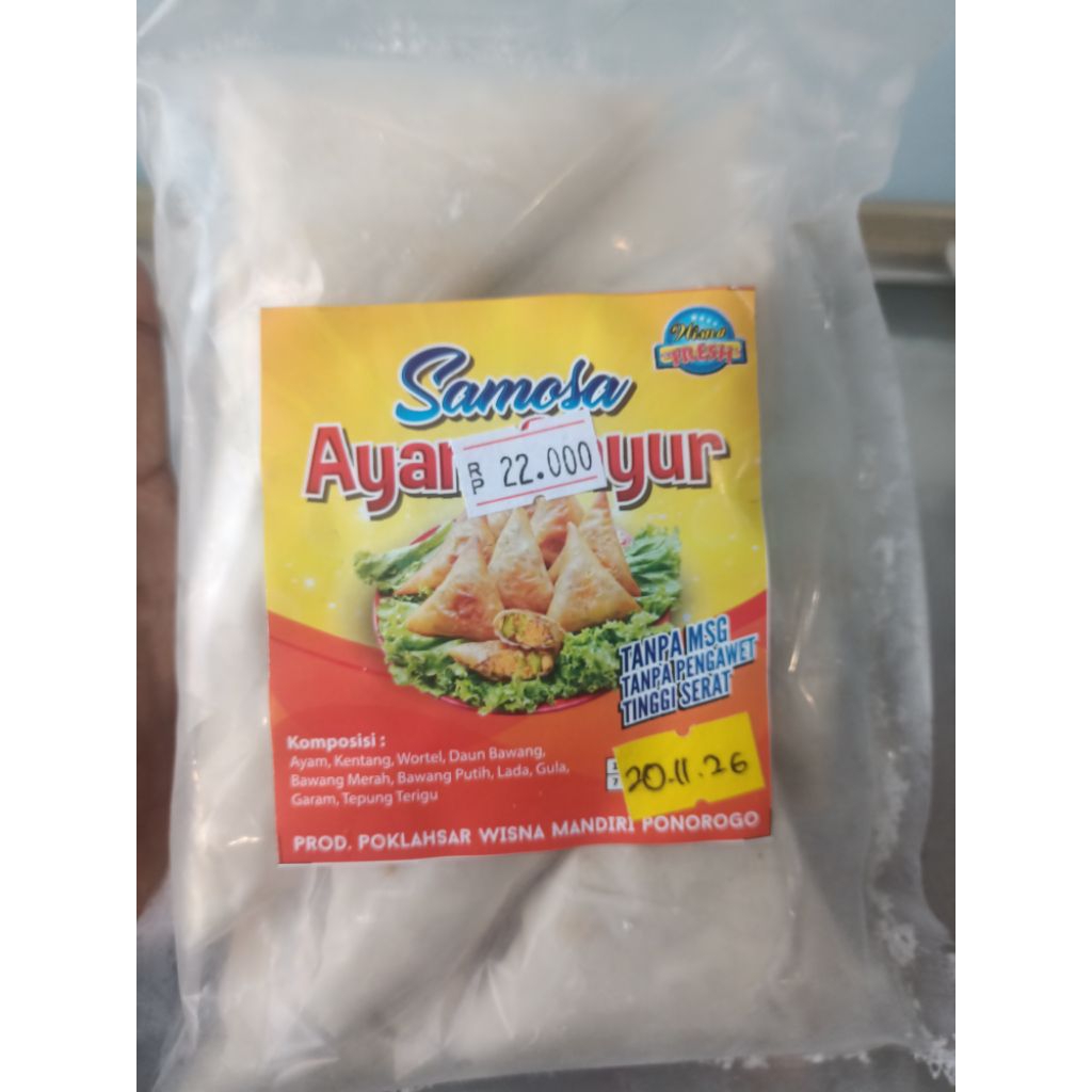 Samosa / Samosa ayam sayur / sambosa / samoza isi 10