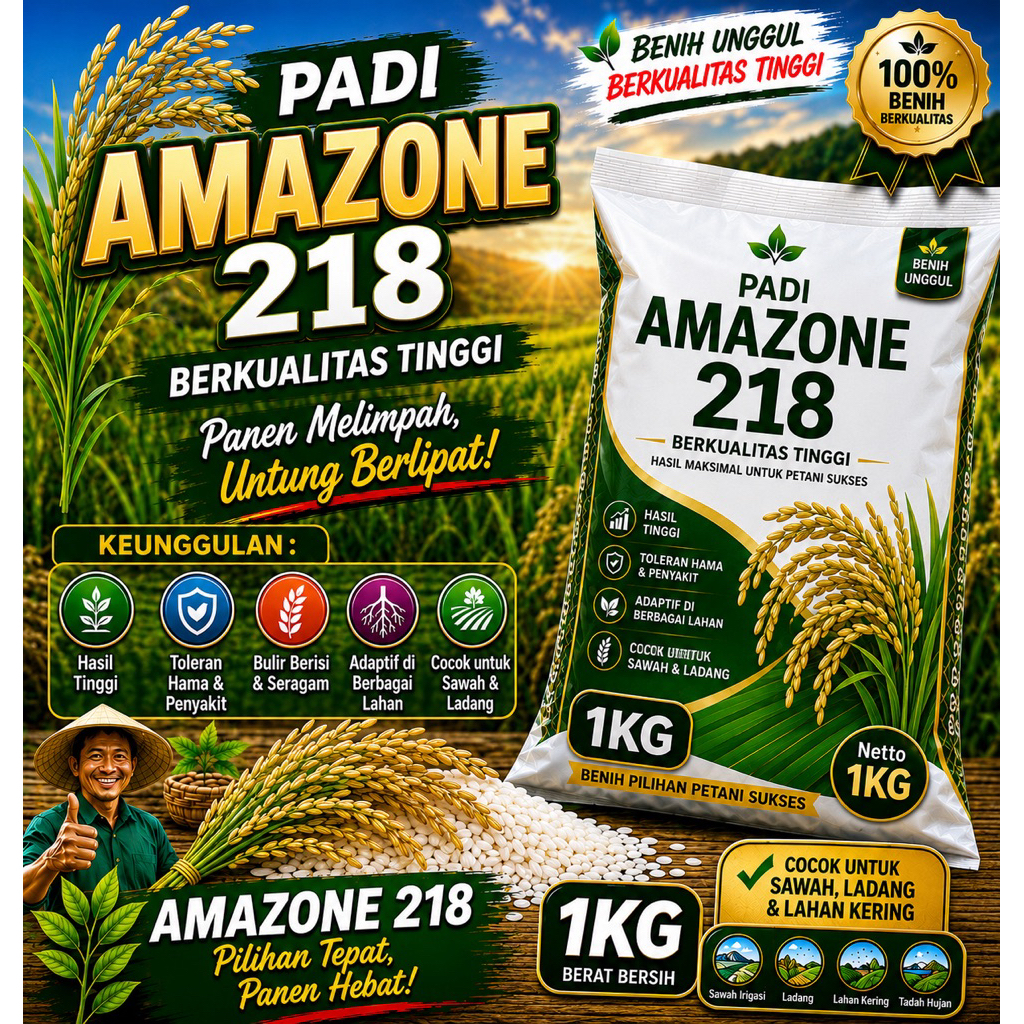 PADI UNGGUL AMAZONE 218 1KG