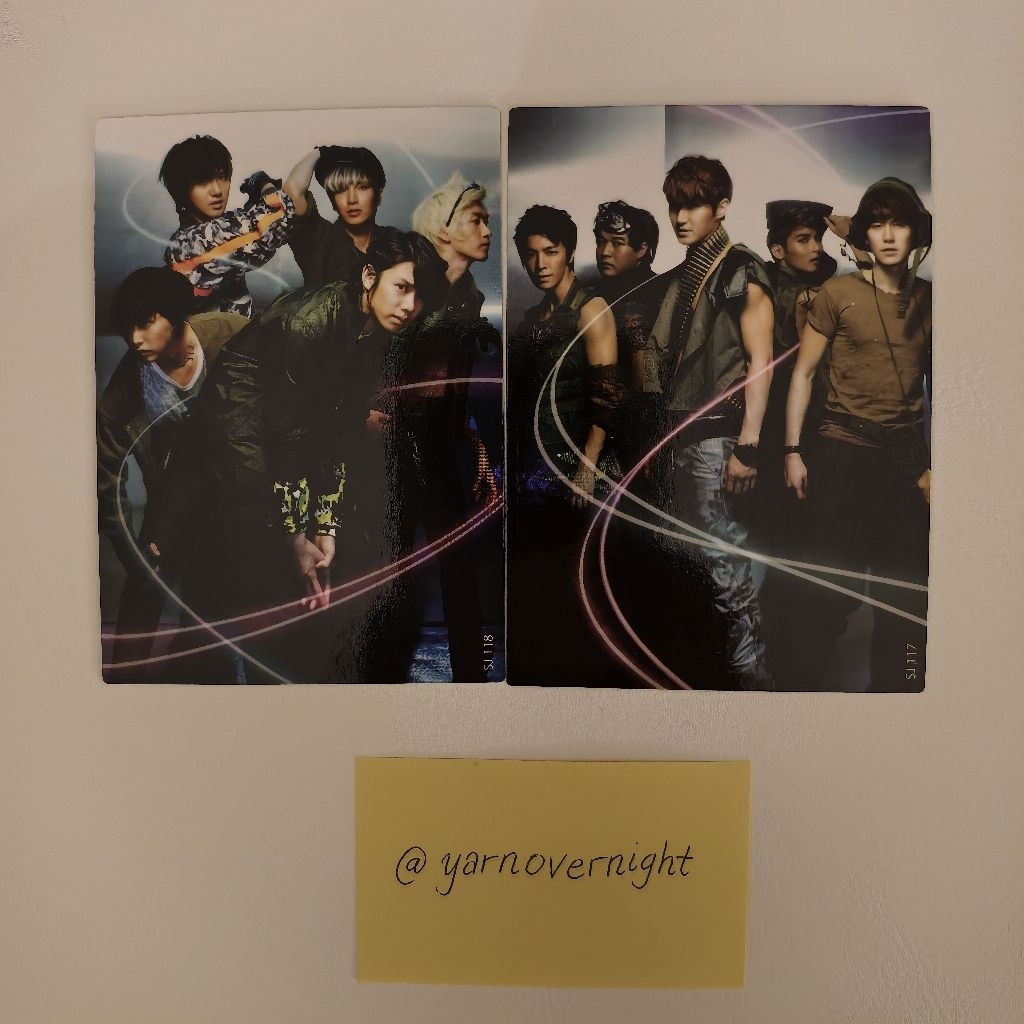 Super Junior Photocards - Star Card Collection - Shining Card Group Set - Leeteuk, Heechul, Yesung, 