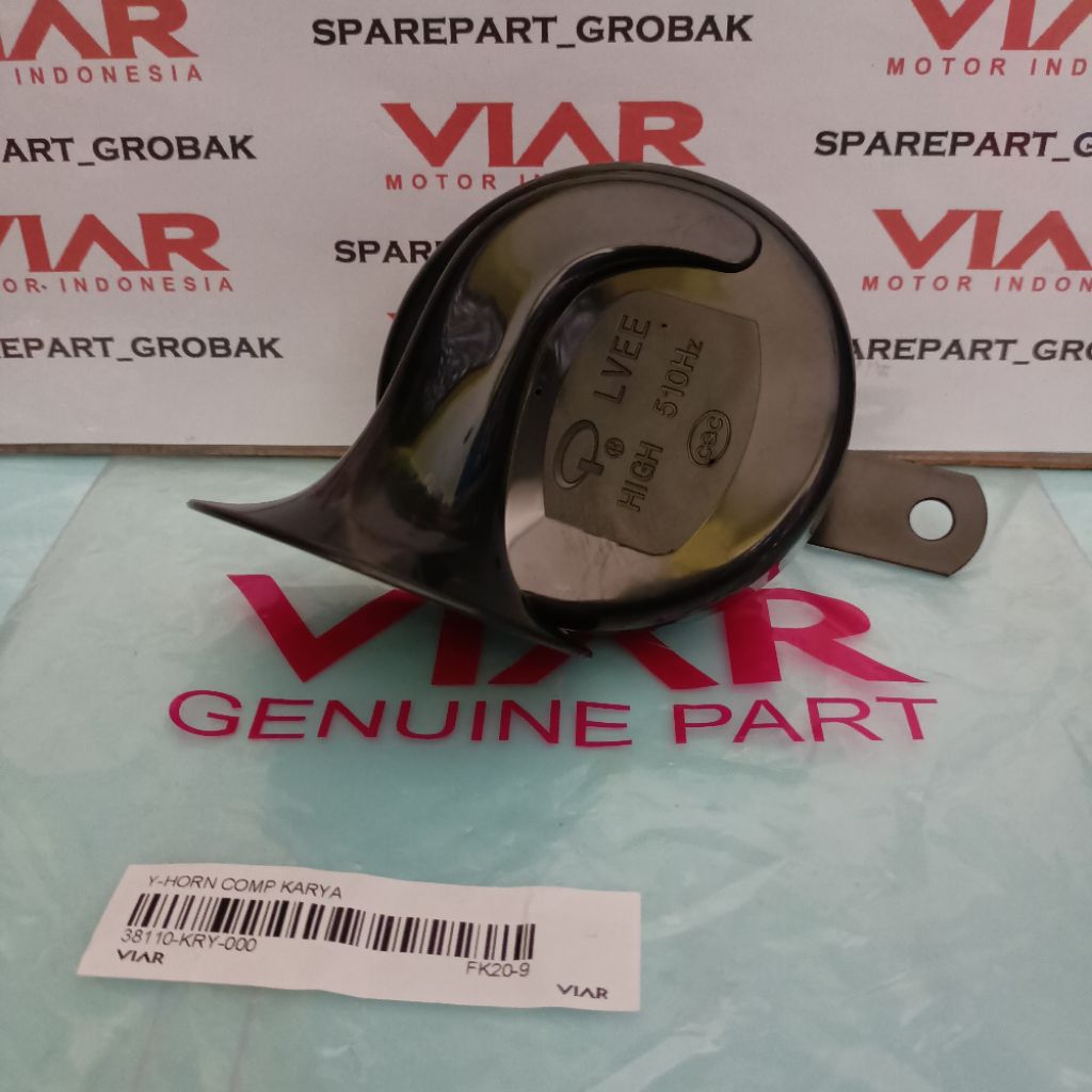 Horn Comp (1 Biji) Klakson Model Keong All Type Viar Karya Radiator, Original