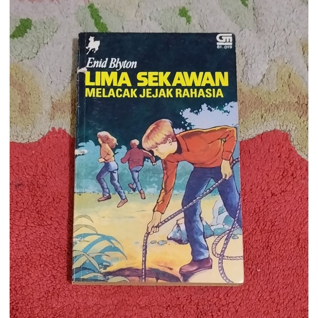 Novel Enid Blyton seri Lima Sekawan langka "Melacak Jejak Rahasia" 100%ORI preloved koleksi pribadi
