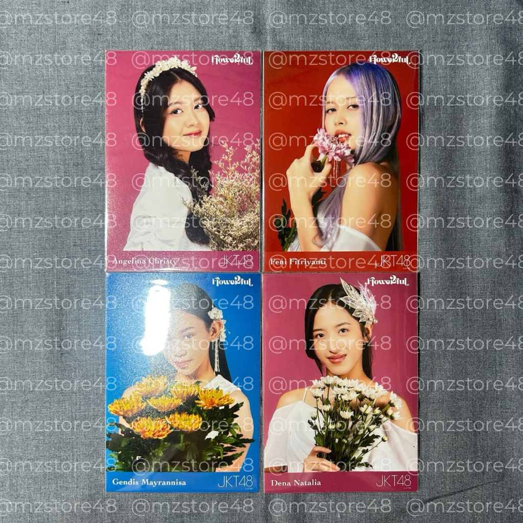PHOTOPACK PP Flowerful JKT48 Zee Jessi Adel Olla Anin Cynthia Dena Cathy