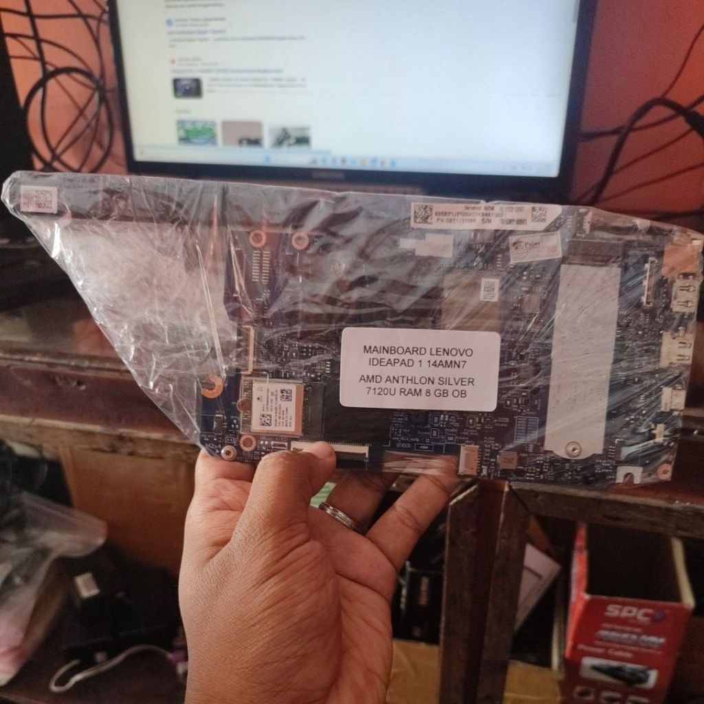Mainboard Laptop Lenovo Ideapad 1 14AMN7 Used Normal Siap Pakai