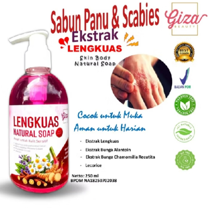 Sabun badan lengkuas herbal
