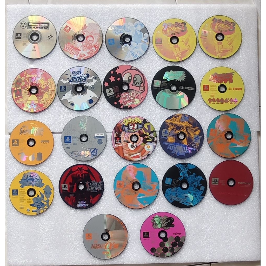 Kaset Cd Ps2 / PS1 Original paket 22cd