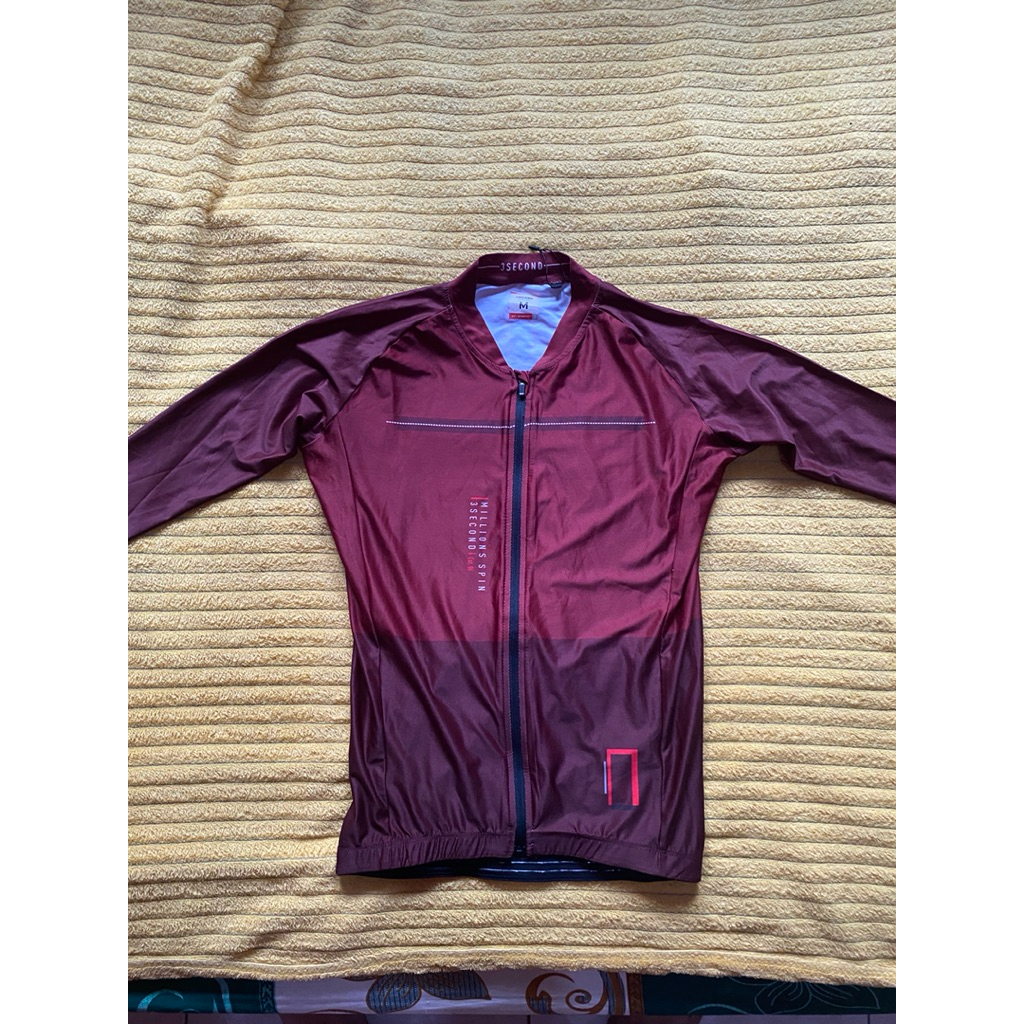 Jersey Sepeda Roadbike Lengan Panjang 3second