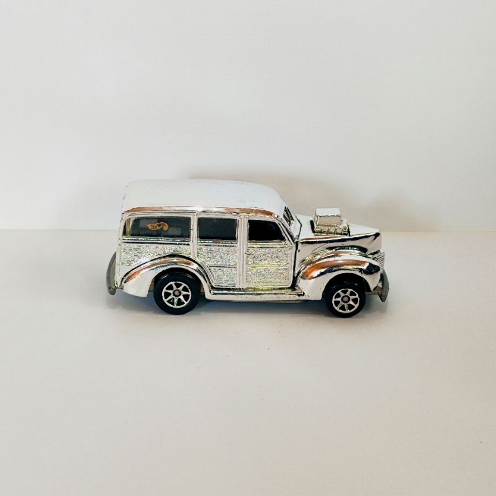 HOTWHEELS / HOT WHEELS '40s WOODIE CHROME VARIAN 7 SPOKE