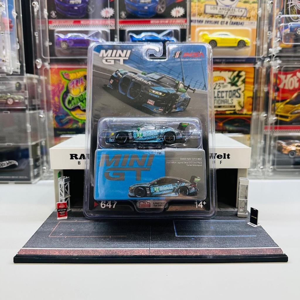 Mini GT CHASE 647 BMW M4 GT3 #97 Turner Motorsport 2023 IMSA Laguna Seca 2nd
