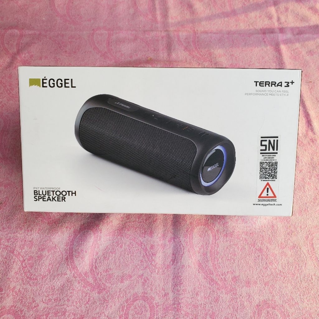 Eggel Terra 3+ 3 Plus RGB Lights Waterproof Bluetooth Speaker IP67 Original Garansi Resmi