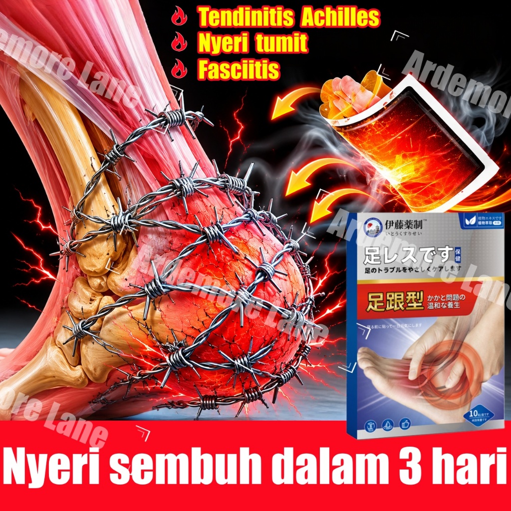 Koyo Plantar fasciitis terapi obat sakit tumit koyo kaki pereda nyeri obat kaki bengkak sakit telapa