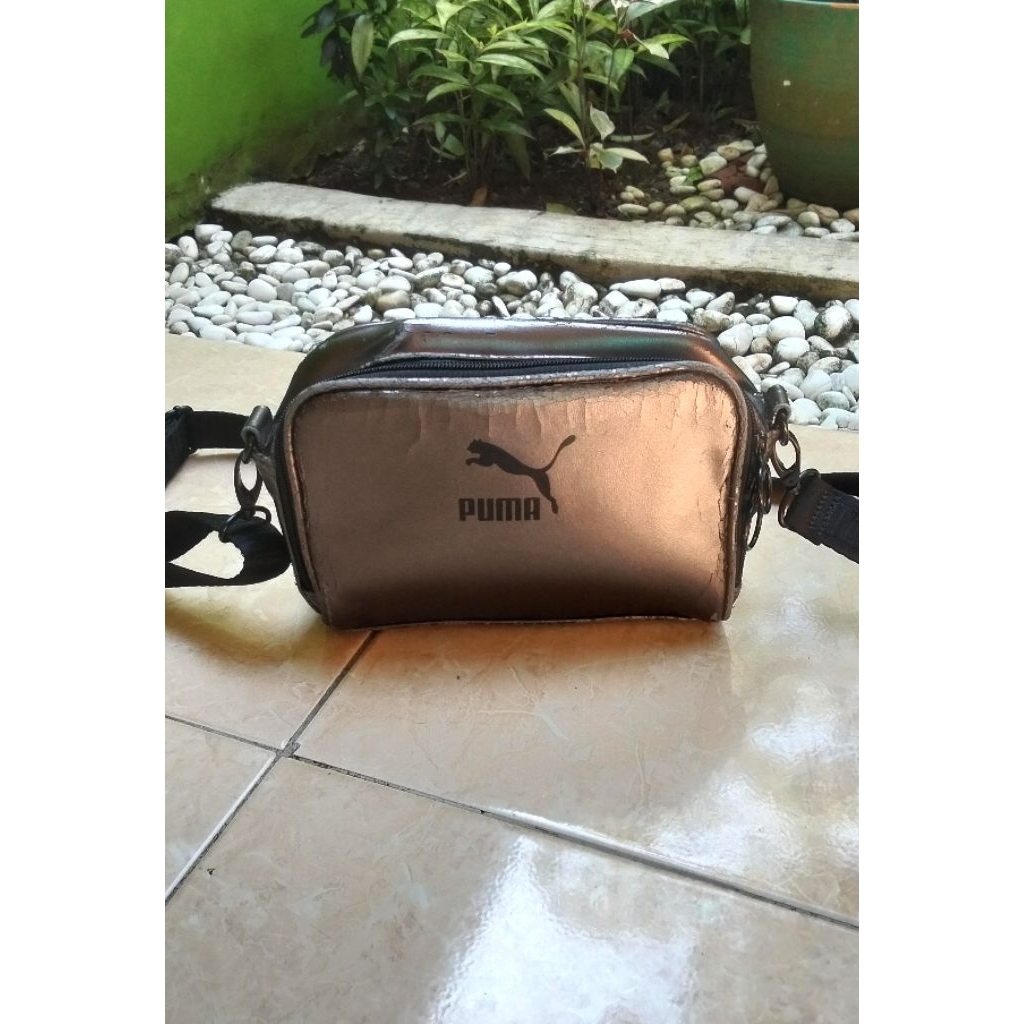 Tas selempang kulit ori second