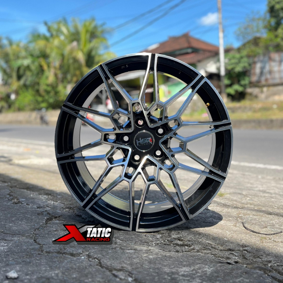 Velg Celong Mobil Mercy, Civic, Innova, HRV, Alphard - HSR SUMIRE Ring 18 Black Polish