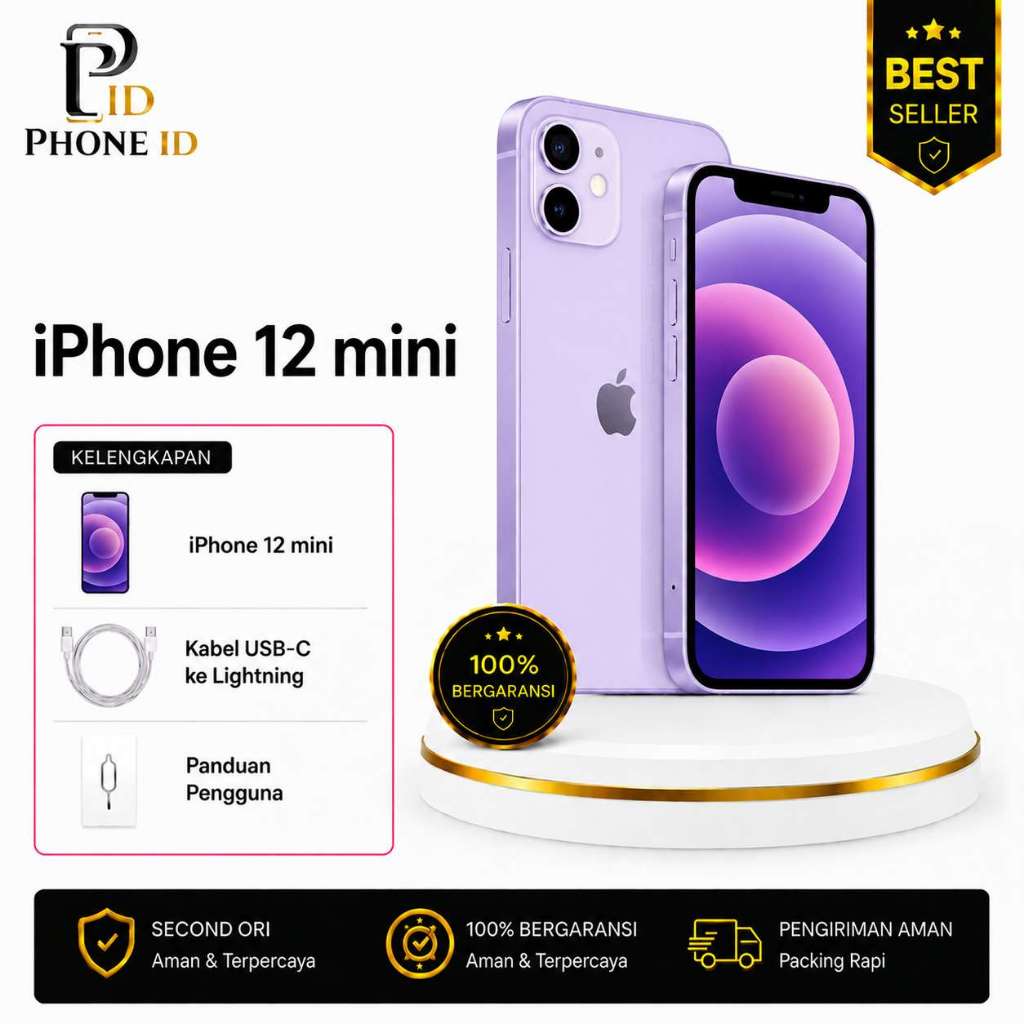 IP 12 MINI 128GB/64GB SECOND FULLSET MULUS