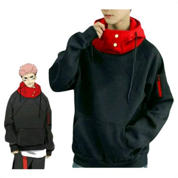 JACKET KAIN BAHAN TIDAK PANAS WARNA MERAH HITAM POLOS