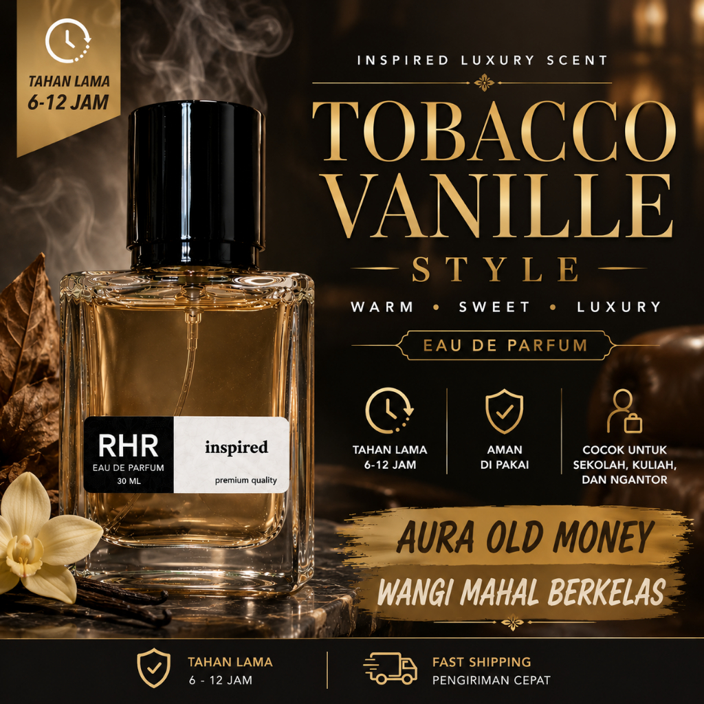 RHR Tobacco Vanille Style Parfum Unisex | Wangi Vanilla Tobacco Mahal